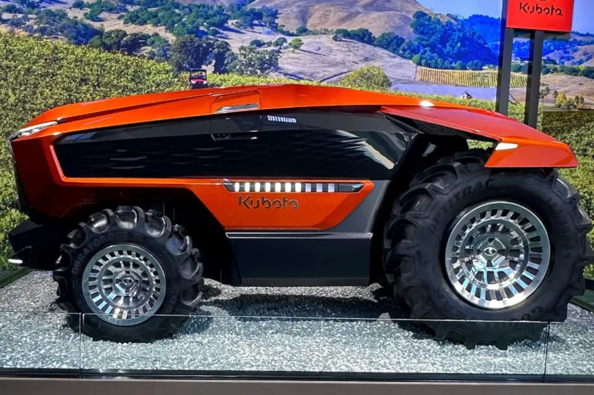 Robot viticole Kubota.