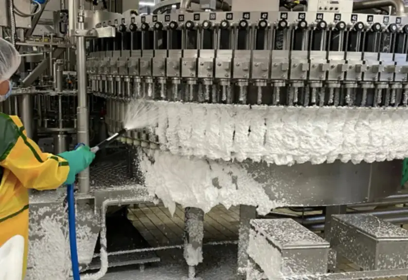 Emploi d'enzymes de nettoyage