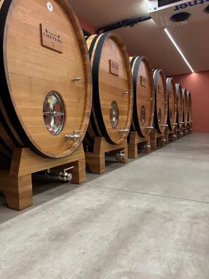 <em class="placeholder">foudres 18 hl Seguin Moreau pour vinifications et élevage des vins blancs du Domaine Cheveau (71)</em>