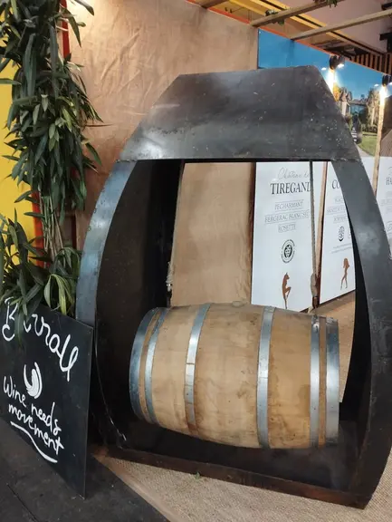 <em class="placeholder">Le modèle Wave de Barroll présenté à Wine Paris.</em>