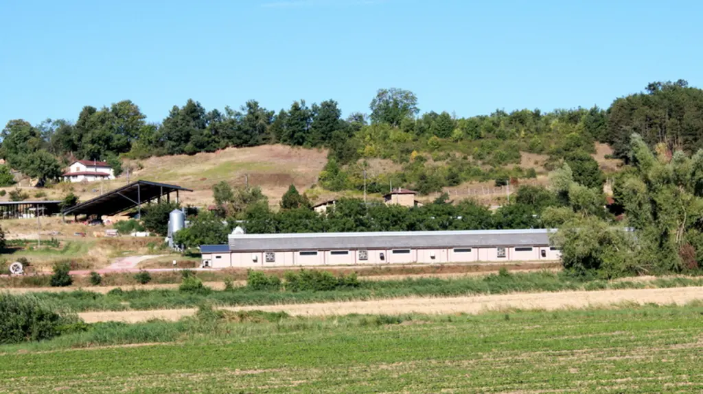 D’une superficie de 1000 m² dont 200 m² de jardin d’hiver, le bâtiment accueille 16 000 volailles. Cette configuration se rapproche du cahier des char