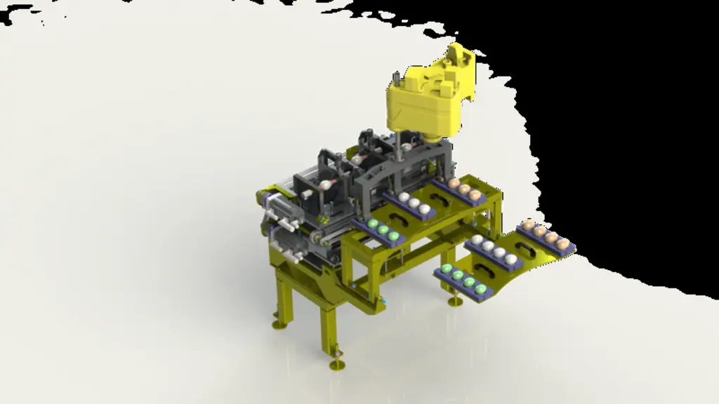 Le prototype préindustriel de la machine à ovosexer SOC a été testé cet été. © Orvia