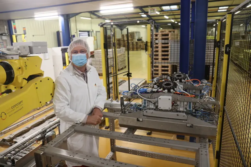 Le centre d'emballage CDPO fait l'objet d'importants travaux d'automatisation et de robotisation pour gagner en compétitivité avec des lots d'œufs de