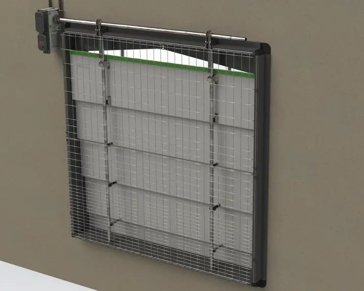 Une trappe pour mieux gérer la ventilation longitudinale en période de fortes chaleurs.