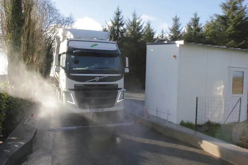 Un tiers des éleveurs ne désinfectent pas les véhicules pénétrant sur leur site.