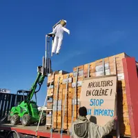 Les apiculteurs en colère se sont mobilisés cet hiver.