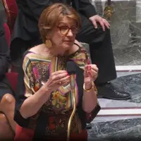 Annie Genevard s'exprimant devant les députés