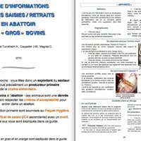 Extrait du guide technique réalisé par la véttérinaire Céline Pinson.