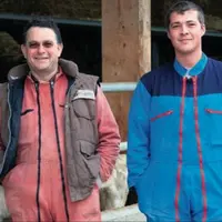 Philippe et Jérôme Coquin. Le doublement de la taille de l'atelier a généré des progrès techniques, des économies de charge et un gain de confort du t
