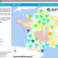 carte nappes d'eau souterraine BRGM