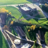 L’unité de méthanisation du pôle de Lanaud, en Haute-Vienne, pendant sa construction.