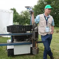 « Ce robot anti-rumex a été mis au point à la demande d’éleveurs en agriculture biologique », note Frits van Evert, l’un des concepteurs.