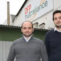 Aurélien Simbélie et Matthieu Couffignal de DNP nutraliance. "Allonger la durée de finition n’améliore pas forcément les choses. Mais il faut un minim