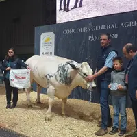 Le Salon de l’agriculture a été l’occasion de lancer officiellement le label rouge Blanc Bleu. © H. Désert