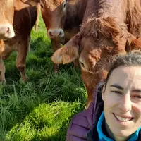 Cécile Brassac, 50 mères limousines, vente directe, Gaec Rimbault-Brassac à Niort dans les Deux-Sèvres. © C. Brassac