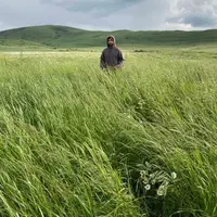 Des spécialistes géorgiens et français - vétérinaires, nutritionnistes et techniciens - participent au fonctionnement de cette ferme modèle moderne.