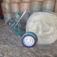 « J’ai fabriqué un chariot qui charge et décharge facilement une botte ronde »