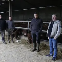 De gauche à droite, Florian Bessonies, Corentin Roquessolane, Alex Seyrolle et Pierre Amadieu. Grâce à leur capacité d'anticipation, le jeune installé