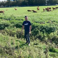 éleveur bovins viande prairie limousine