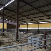 Dans un bâtiment d’élevage bovin, les passages d’Homme vont dans les deux sens : ils permettent de faciliter et de pacifier les interactions homme-ani