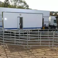 Camion d'abattoir mobile du Boeuf ethique