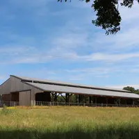 bâtiment bovins viande panneaux photovoltaïque
