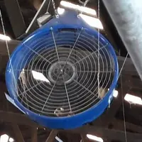 ventilateur à flux horizontal bâtiment élevage bovin