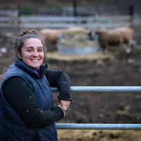 éleveurse aubrac Pyrénées-Orientales