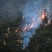 incendie pompiers montagne Pyrénées-Orientales