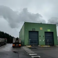 Station de lavage Equarrissage, vue extérieur de l'usine Akiolis de Vénérolles