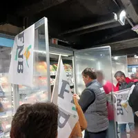 action syndicale viande bovine magasin Paris mai 2026