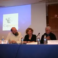 François Perrin, Geneviève Barat et Jacky Salingardes se sont félicités de la naissance deCapgenes.