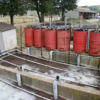 Un film bactérien va se développer à la surface des grains et se nourrir des composés organiques pour les transformer en matières minérales non pollua