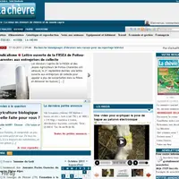La nouvelle maquette du site.