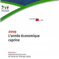 Les principales statistiques de la production de lait de chèvre, de la transformation et de la consommation de fromages de chèvre. L’analyse de l’évol