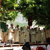 La Confrérie du Picodon à la Fête du Picodon à Saoû.