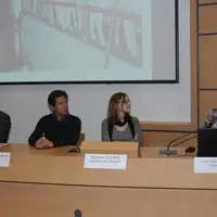 Francisco de Asis Ruiz Morales, Maryline Le Pape et Cora Heerschop ont présenté la conjoncture du lait de chèvre en Espagne, France et aux Pays-Bas. ©
