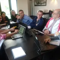 La Fédération nationale des éleveurs de chèvres et l'Institut de l’Élevage ont dialogué avec les personnes ressources des inspections sanitaires. © E.