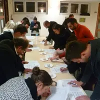 De nombreux ateliers ont été proposés aux participants : ici un exercice de dégustation de chavignol. © E. Venon