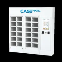 L’écran tactile à droite permet de choisir son produit et de payer pour commander l'ouverture du casier.  © AST