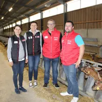 Trois portes-ouvertes ont été organisées en juin pour attirer de nouveaux producteurs. Ici, chez Marjorie, Bernadette, Jean-Luc et Matthieu Girard, la