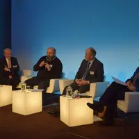 Joël Merceron, directeur de l'Institut de 'élevage, Bruno Dufayet, président de la Confédération nationale de l’élevage, Martial Marguet, président de