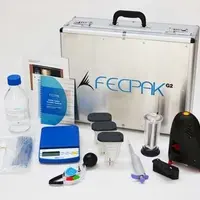 La valise Fecpak comprend tous le matériel pour prélever et préparer la numération parasitaire.