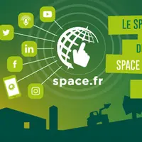 Le Space s'adapte au contexte et invite les éleveurs à télécharger l'application smartphone du salon.  © Space