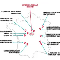 Avec ses 17 sites de fabrication, Triballat Rians est le premier producteur de fromages de chèvre sous appellation d'origine protégée.  © Rians