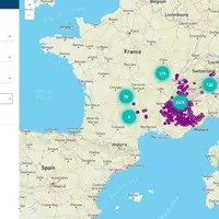 La carte permet de moduler sa recherche selon le pas de temps souhaité, le type de prédateurs et de victimes, la fiabilité de la source, le type de do