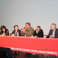 -	De g. à d. La table ronde a réuni Martine Napoléone, chercheure à l’Inrae, Isabelle Pargade, vice-présidente de l’agglomération Pays basque en charg