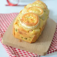 Cake asperges, poulet, chèvre