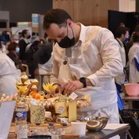 Le concours de la Lyre d'Or distingue le plus beau plateau de fromages. Il a été remporté cette année par Nathalie Matignon, Les fromagers du Mont Roy