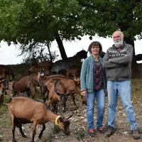 Dans le parc régional du Lubéron, Sophie et Thierry Perez ont créé leur élevage il y a 22 ans.